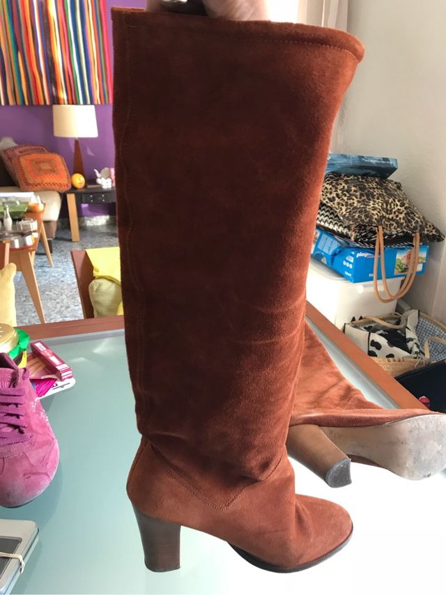 Botas piel ante T.38