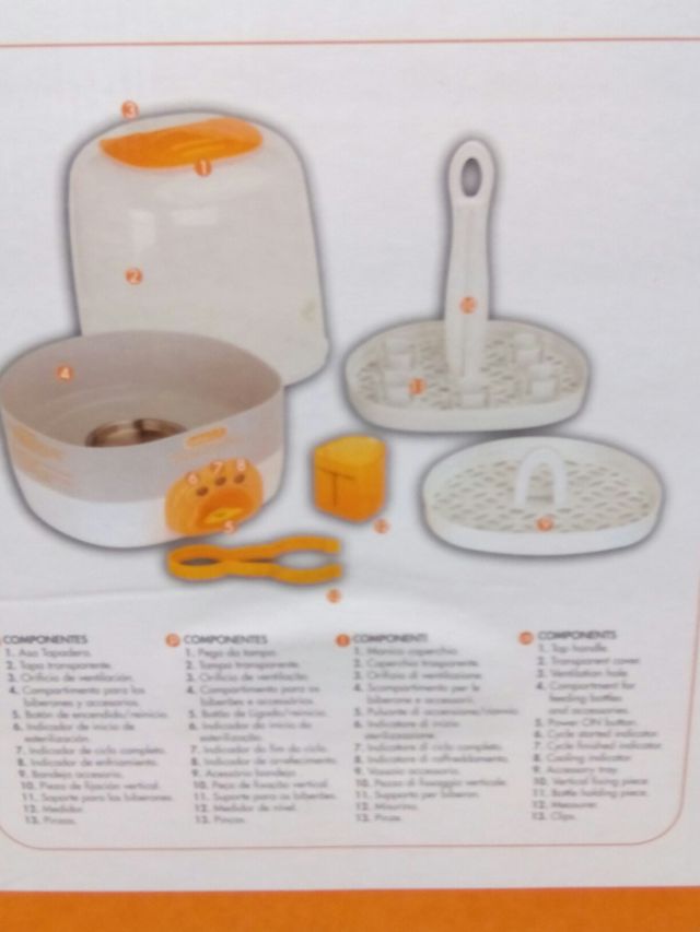 Esterilazdor eléctrico Bebédue