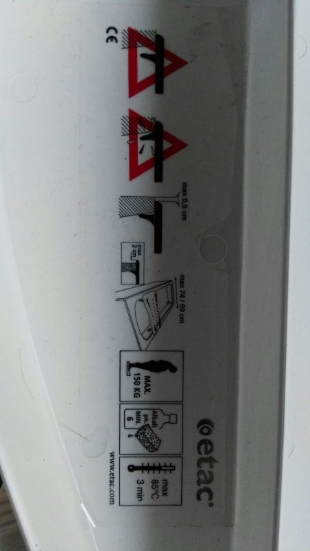 Asiento ducha adaptable a todas las bañeras