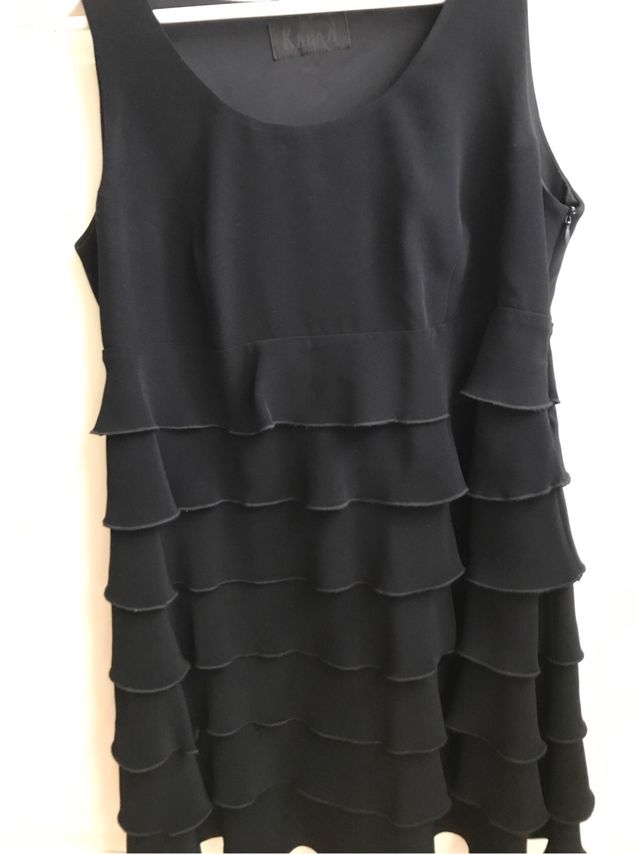 Vestido negro de kabak