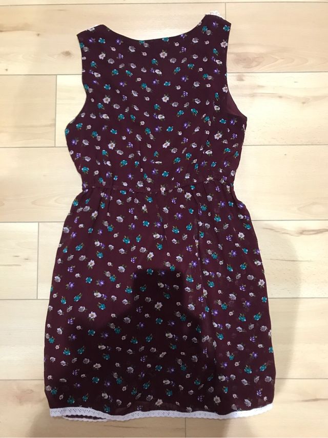Vestido color vino talla 38(mediana)