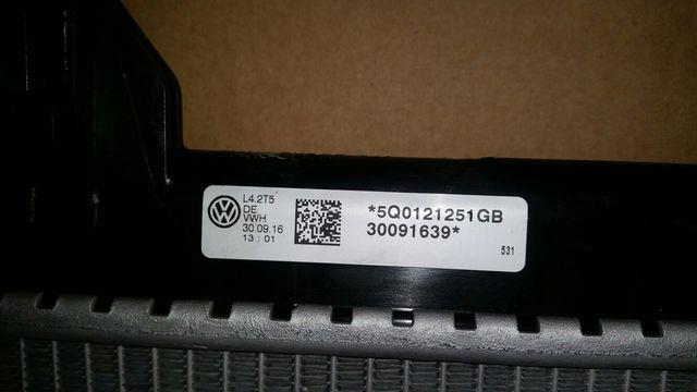 radiador de agua skoda octavia 2017