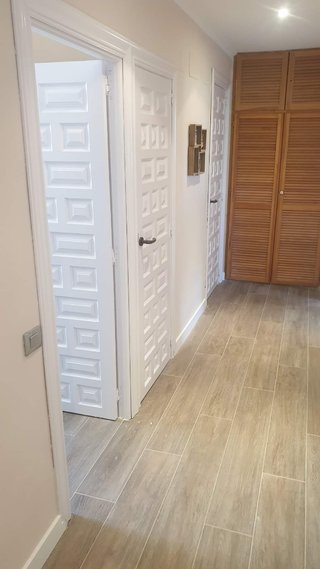 Lacar puertas, armarios. Pintar pisos, alisar...