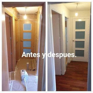 Lacar puertas, armarios. Pintar pisos, alisar...