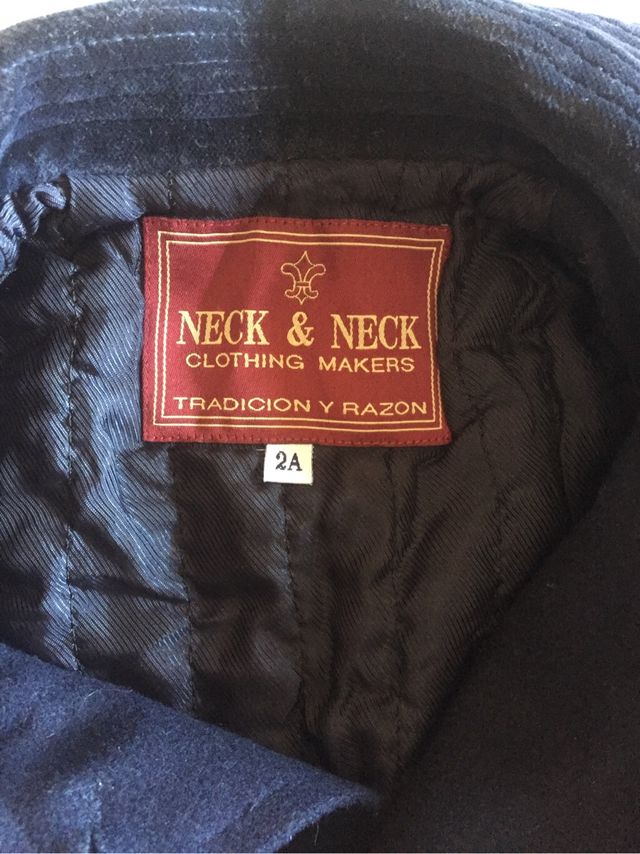 Neck&Neck abrigo azul marino unisex niño niña