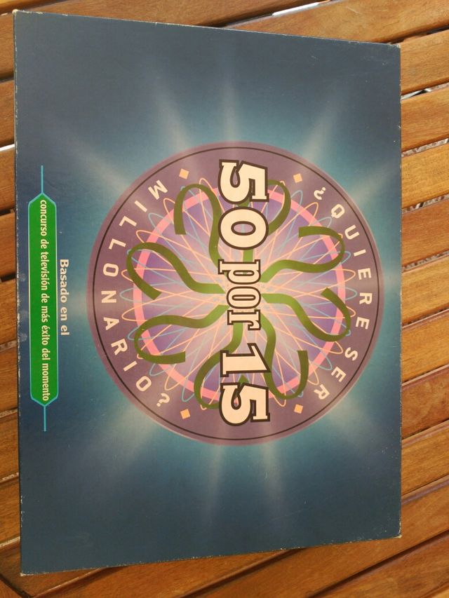 Juego de Mesa "¿Quiere ser el Millonario? 50x15"