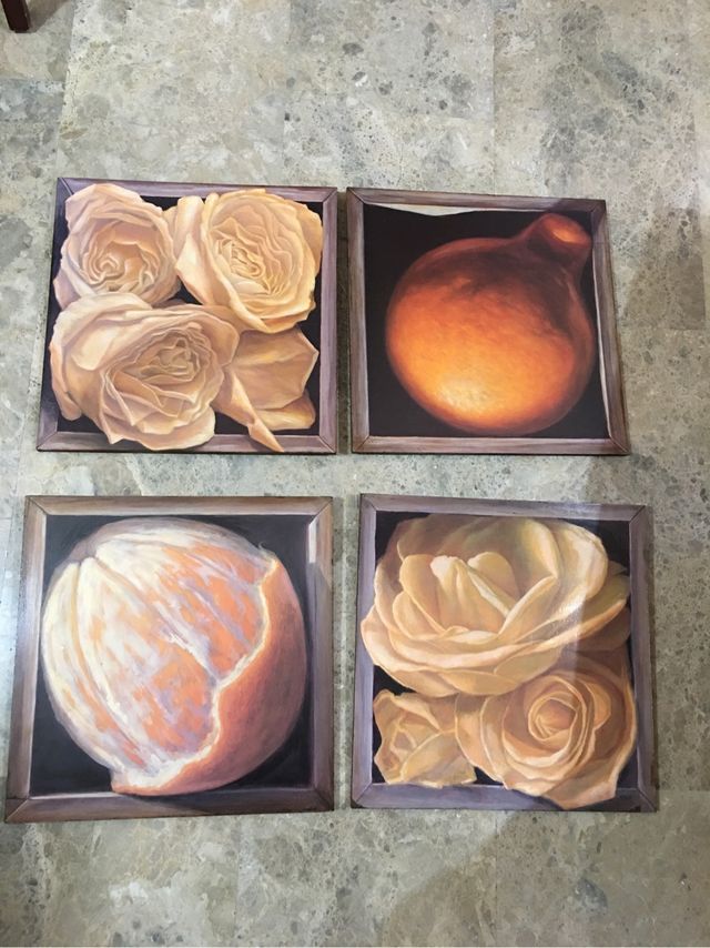 Doble pareja de cuadros