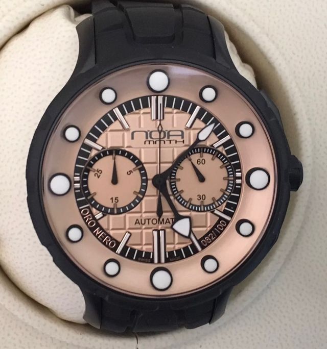 NOA ORO NERO MAMMOTH CHRONOGRAPH Automático