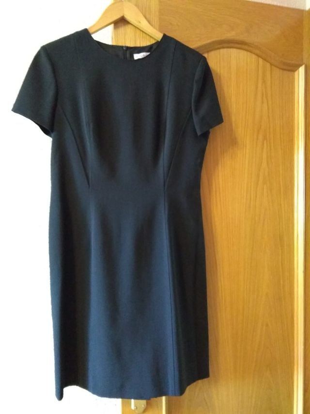 Vestido negro coctel de firma