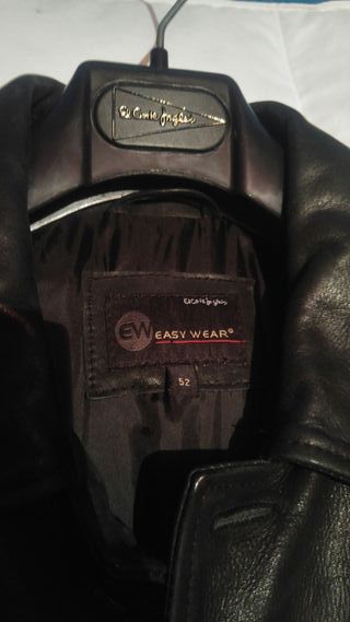 Chaqueta de cuero piel easy wear el corte ingles de segunda mano por 25 EUR  en Valladolid en WALLAPOP