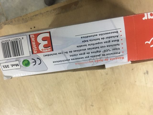 Bascula baño electronica