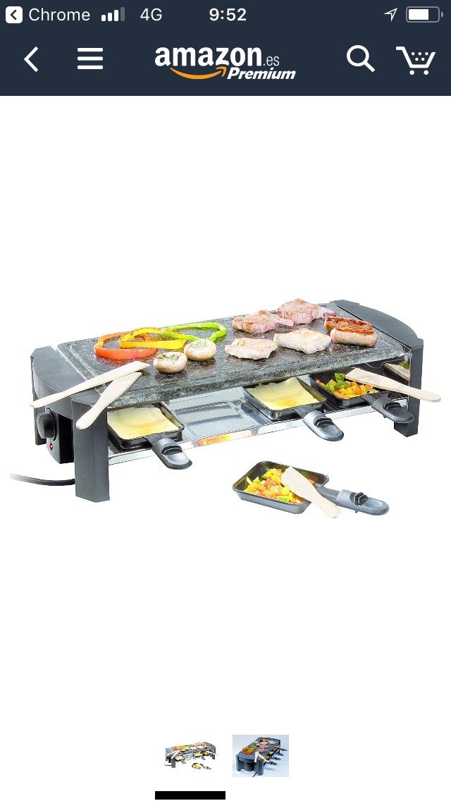 Plancha de raclette
