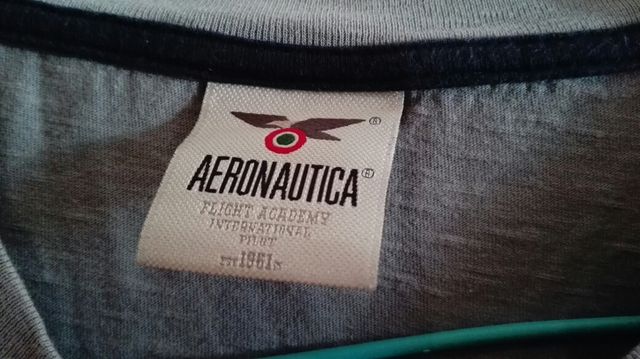 Camiseta Aeronauticamilutare azul 