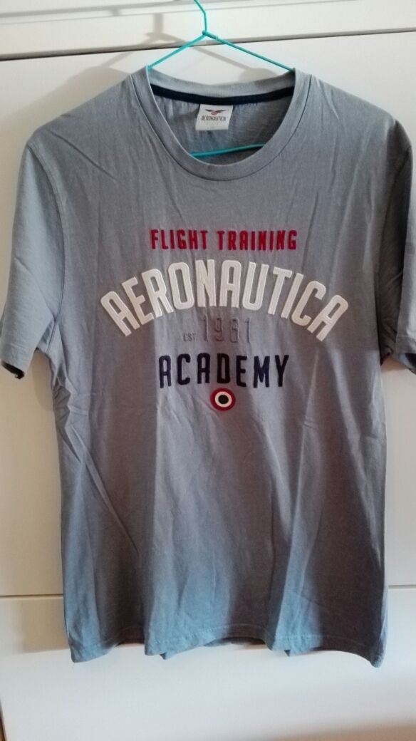 Camiseta Aeronauticamilutare azul 