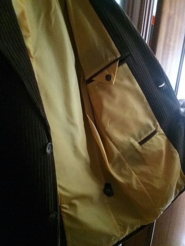 Chaqueta de pana marrón 52 puesta  una vez