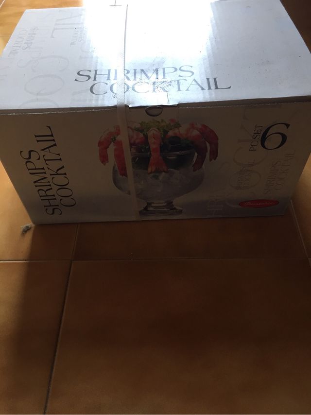 Copas coctel de gambas