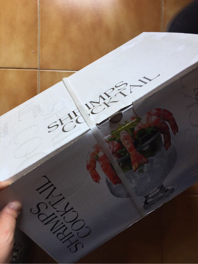 Copas coctel de gambas