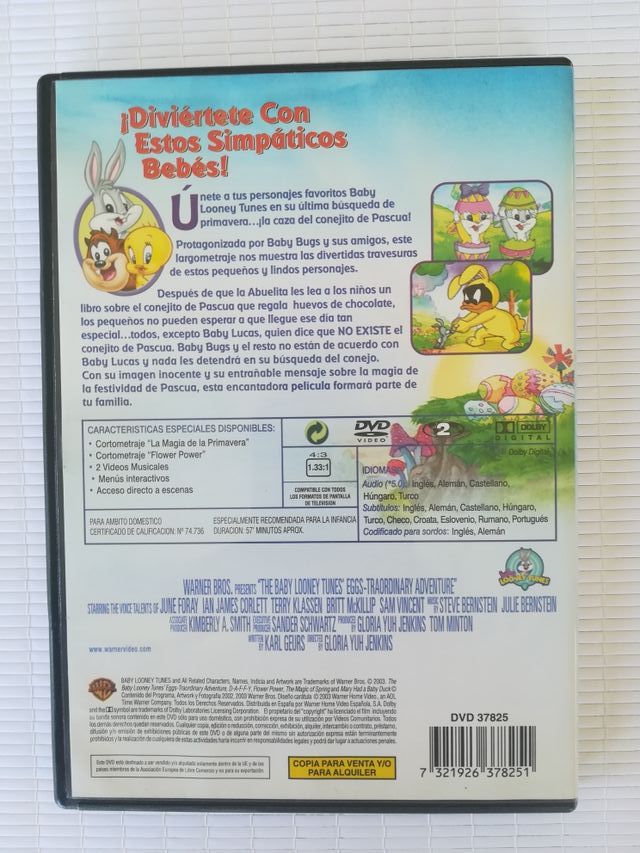 Baby looney tunes La gran aventura de Pascua
