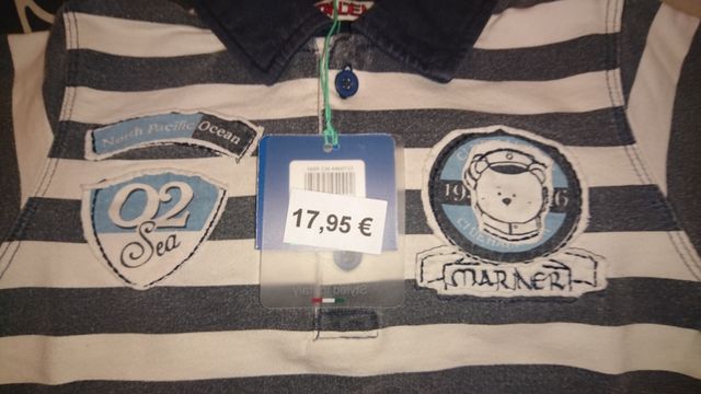 Polo de manga larga de bebé