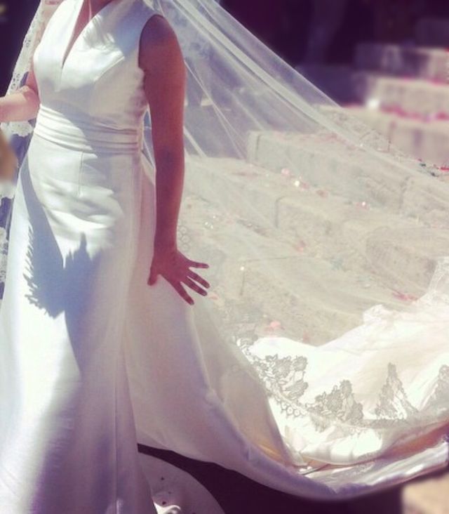 Vestido novia Rosa Clará