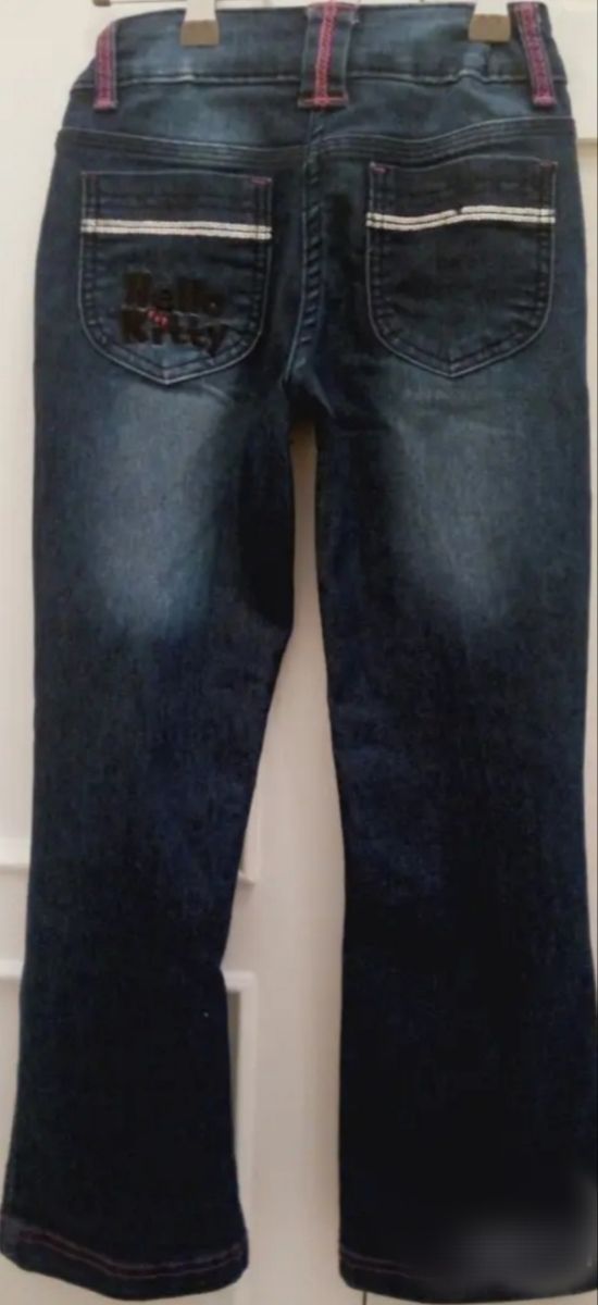 Pantalón vaquero Hello Kitty niña 7-8a