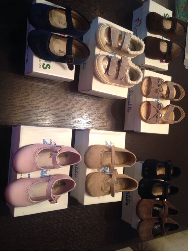 Zapatos niña (8 pares)