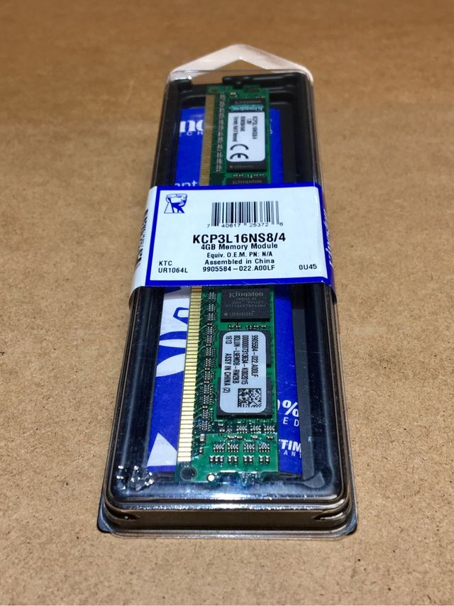 Kingston RAM 4GB DDR3L