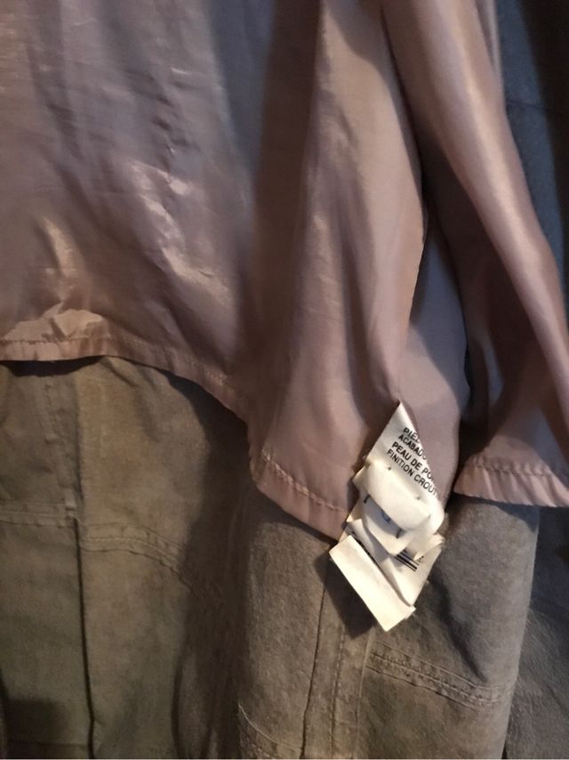 Cazadora chaqueta piel pecari