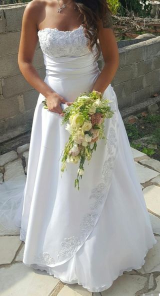 vestido de novia de segunda mano en lloret de mar en wallapop