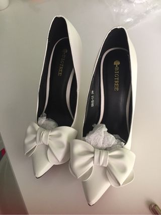 zapatos de novia de segunda mano en alcorcón en wallapop