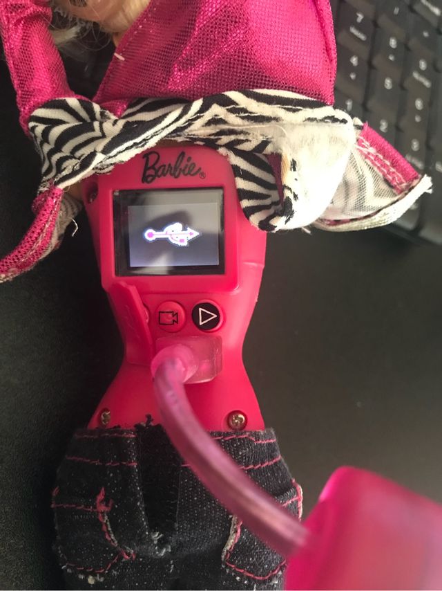 Barbie video camara