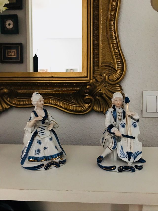 Figura porcelana decorativa