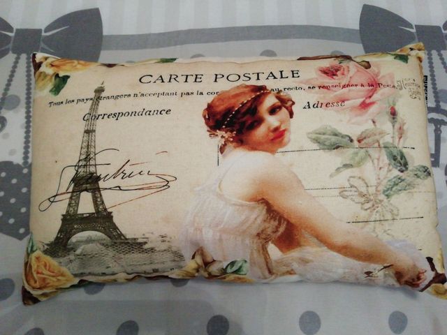 Cojin vintage a estrenar