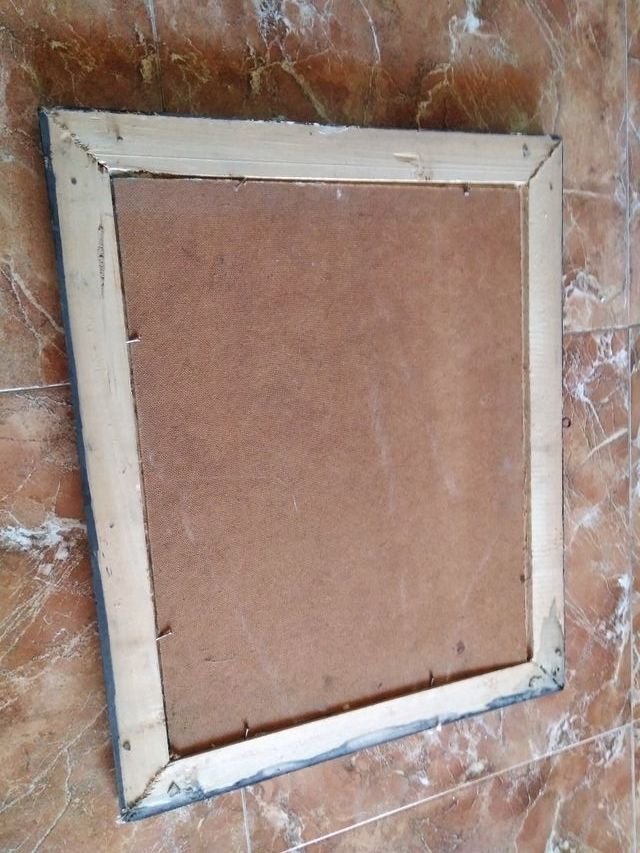 Dos cuadros pintados a mano