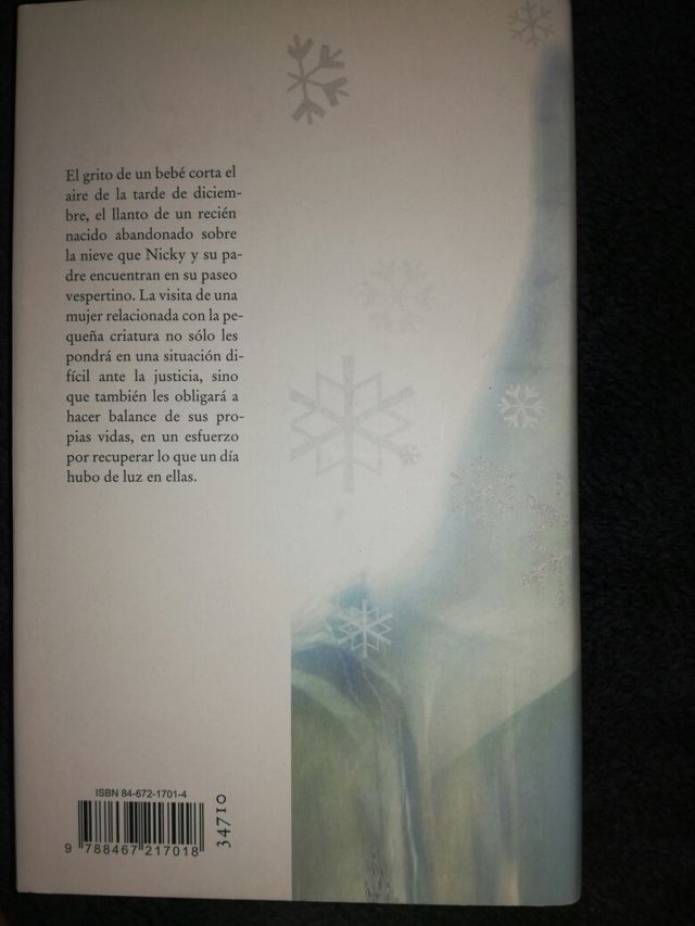 libro de lectura "Reflejos sobre la nieve"