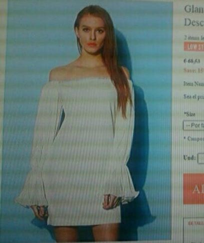 Vestido ÚNICO, fiesta Blanco ibicenco vaporoso