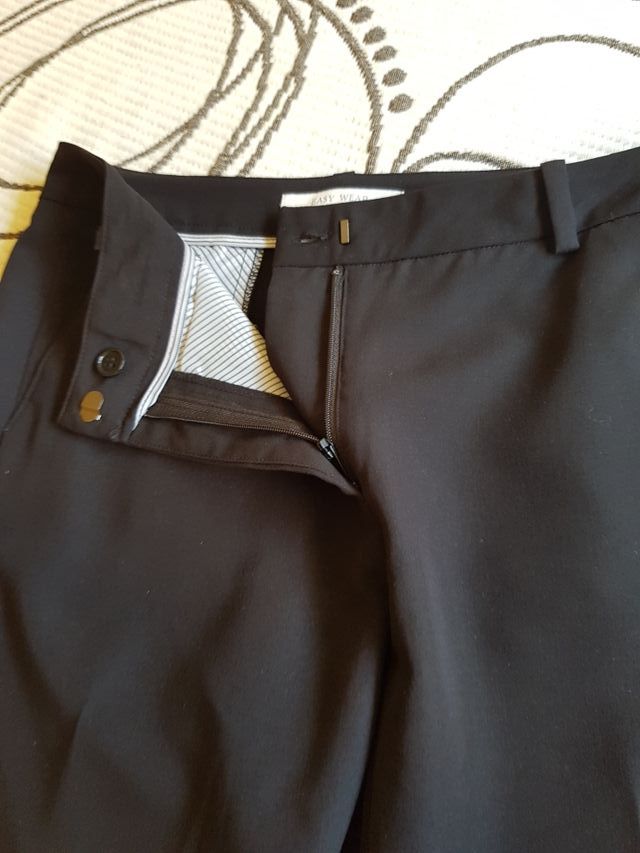 pantalón chica negro vestir 34  36 corte ingles
