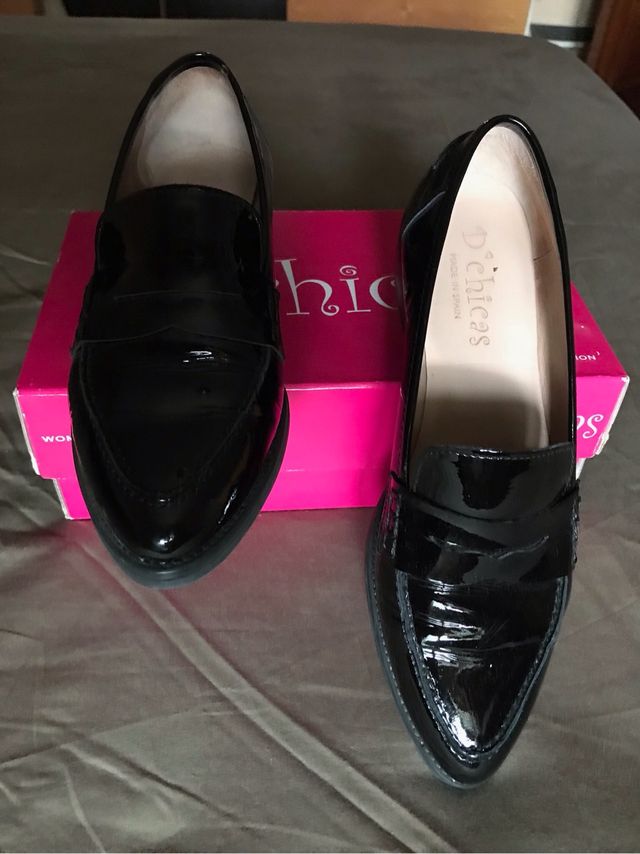 Mocasines charol T-39