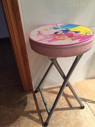 Taburete metal Princesas /