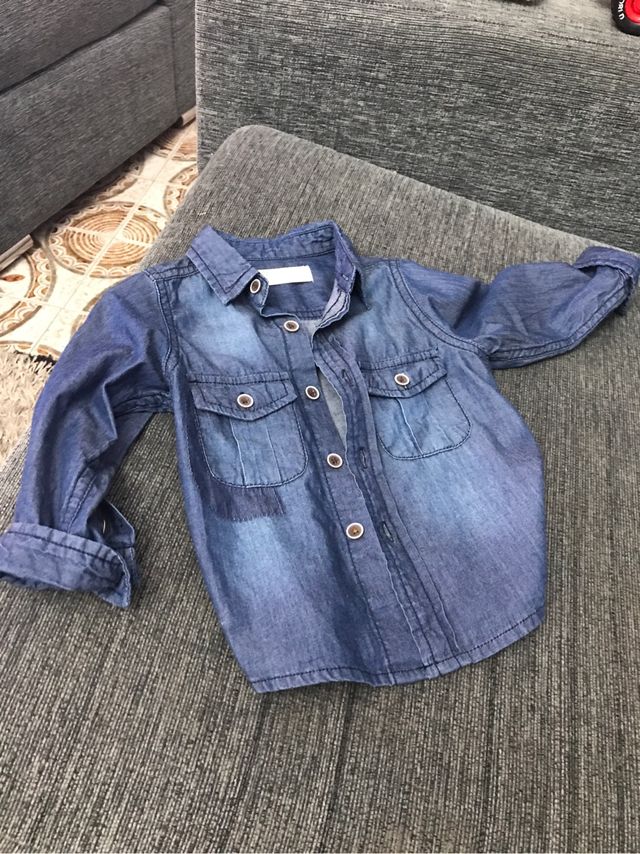 Camisa vaquera bebe