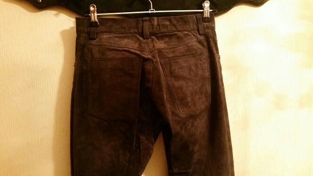 Pantalon t.36 piel ante autentica