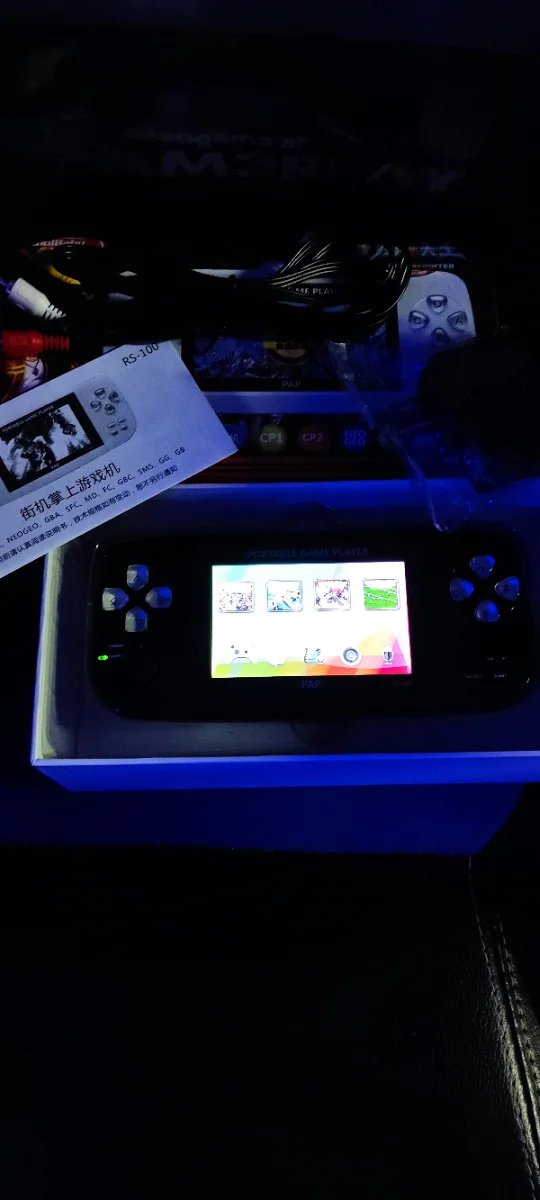 SNK NEO GEO + CAPCOM PLAY SYSTEM PORTÁTIL