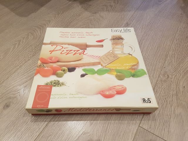 Set 2 platos para pizza de cerámica