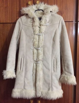 abrigo forrado mujer