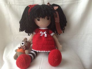 muñeca gorjuss amigurumi