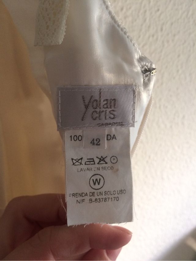 Vestido novia Yolancris modelo Córcega