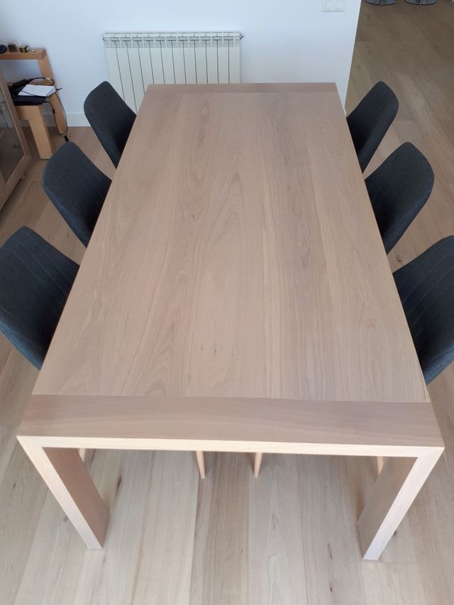 Mesa comedor estilo nórdico roble macizo 8-10per de segunda mano por ... Mesa comedor estilo nórdico roble macizo 8-10per de segunda mano por ...