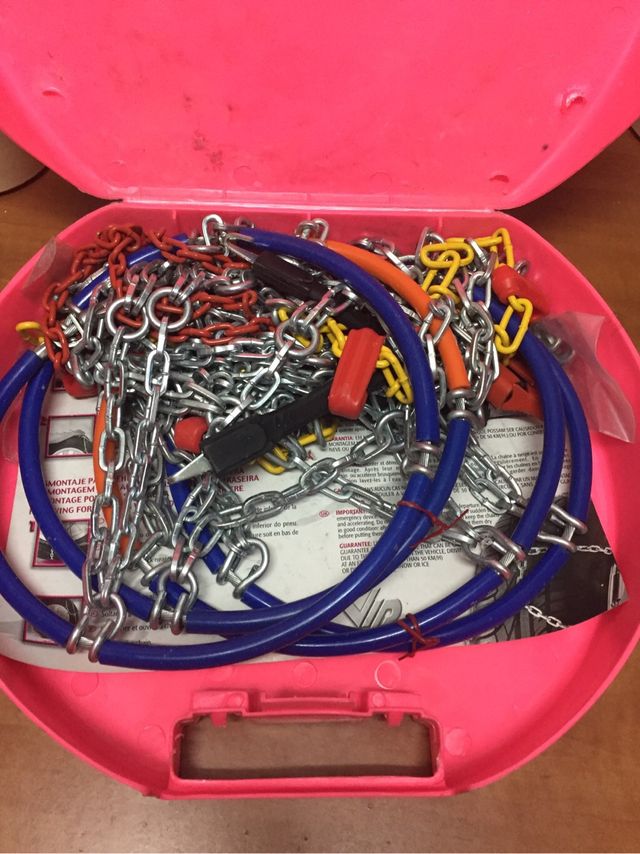 Cadenas nieve metalicas