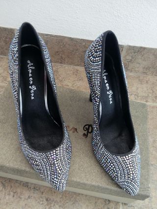 Zapatos fiesta ALMA EN PENA núm 36 de segunda mano por 50 EUR en Xativa en  WALLAPOP