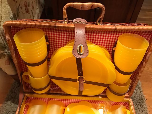 Cesta merienda campestre